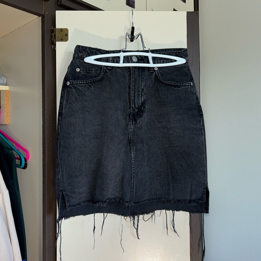 Black Jean H&M Skirt